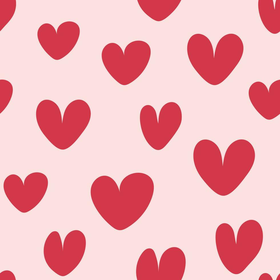 Cutout red paper hearts Abstract scattered pattern on light pink background  Vector illustration Stock Vector by ©Begin Again 157580318