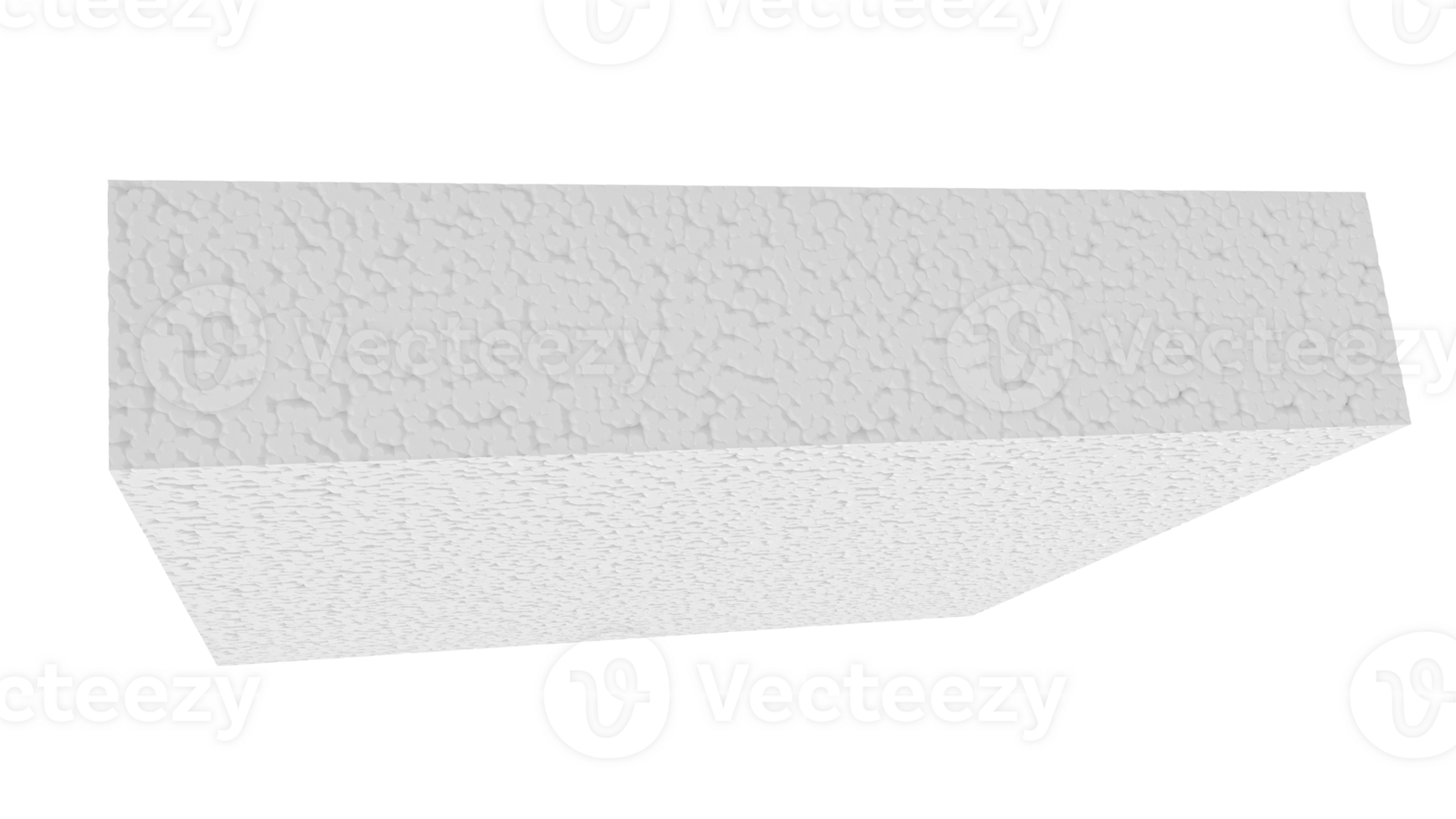 Styrofoam Sheat Stacked - 3d illustration png