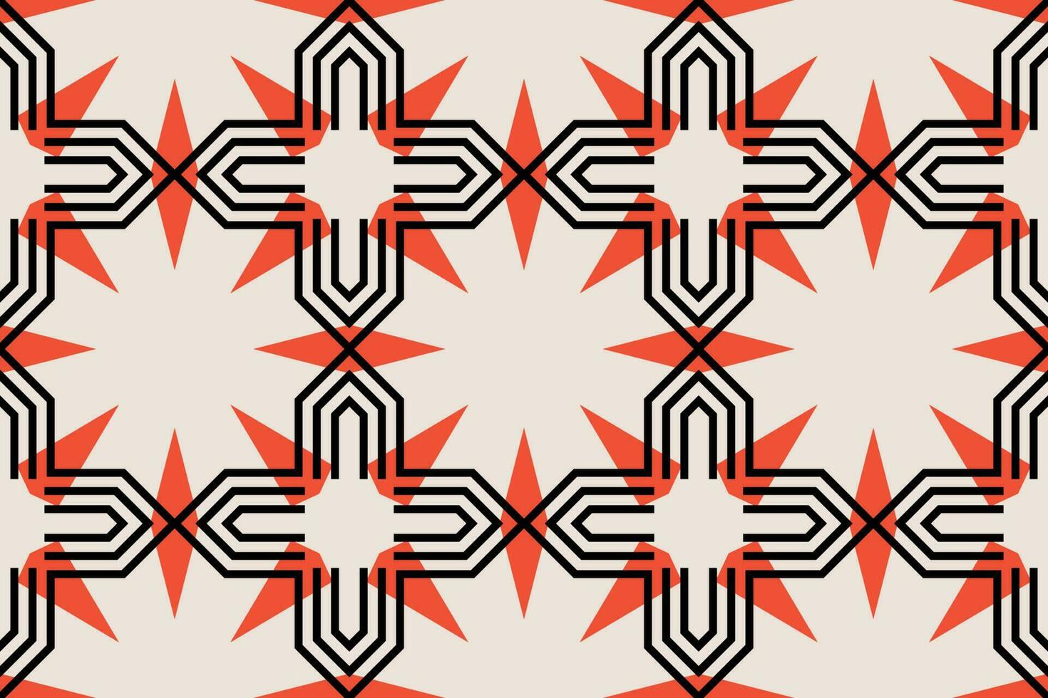 Seamless Infinite Geometric Background Pattern vector