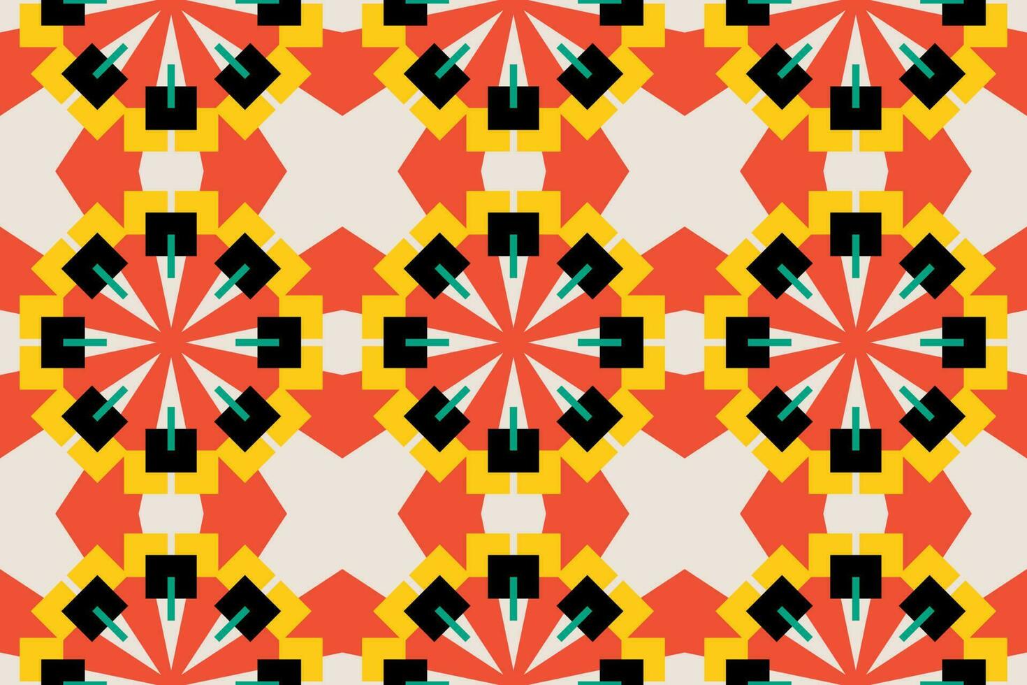 Seamless Infinite Geometric Background Pattern vector
