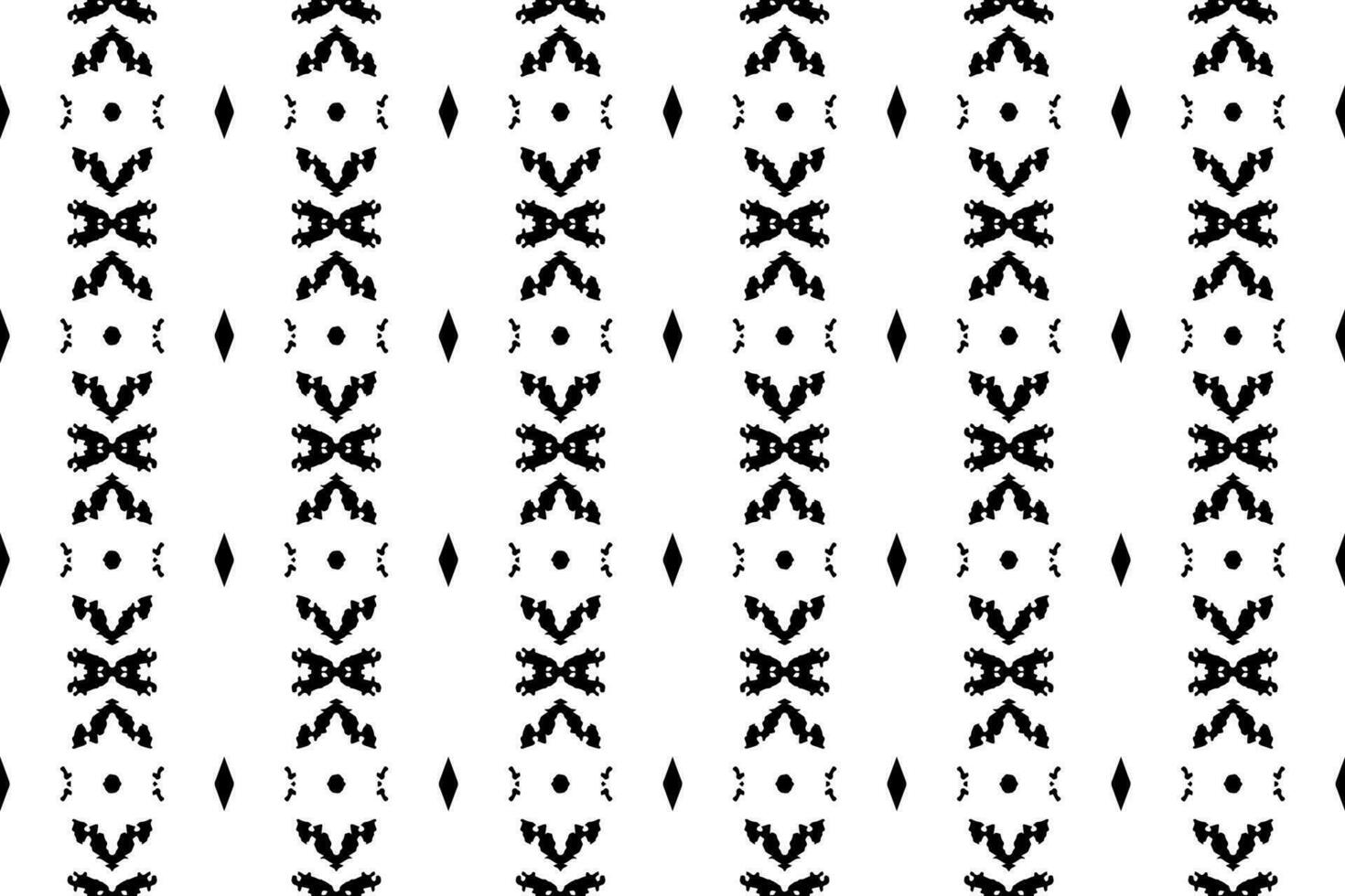 sin costura batik patrón, geométrico tribal patrón se parece étnico bohemio, azteca estilo, ikat estilo.lujo decorativo tela negro y blanco sin costura modelo para famoso pancartas vector