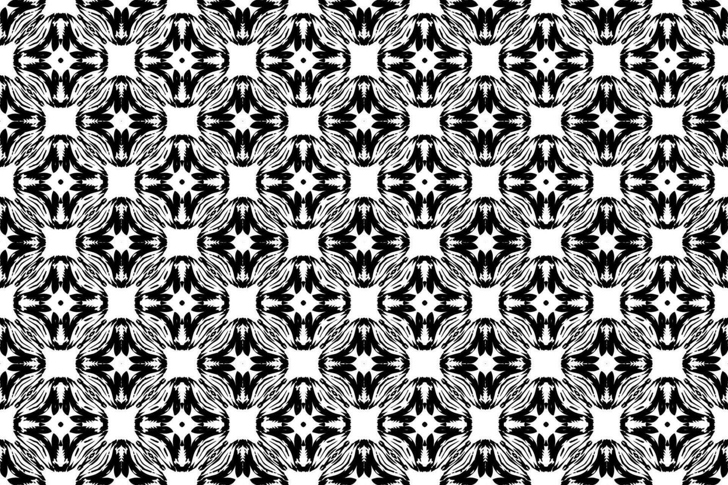 Seamless batik pattern,geometric tribal pattern,it resembles ethnic boho,aztec style,ikat style.luxury decorative fabric black and white seamless pattern for famous banners. vector