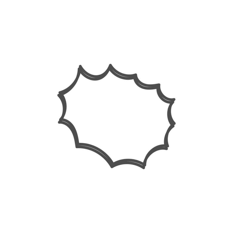 speech bubble and message simple icon vector