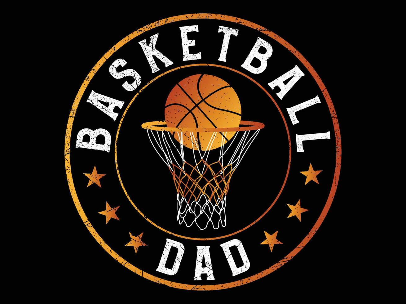 Basketball Dad Pro Vector Design for T shirt and Poster Design.