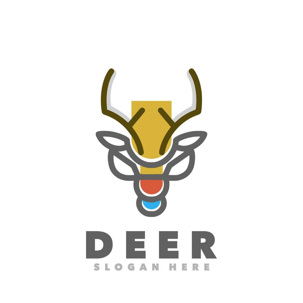 Deer Line Art vector