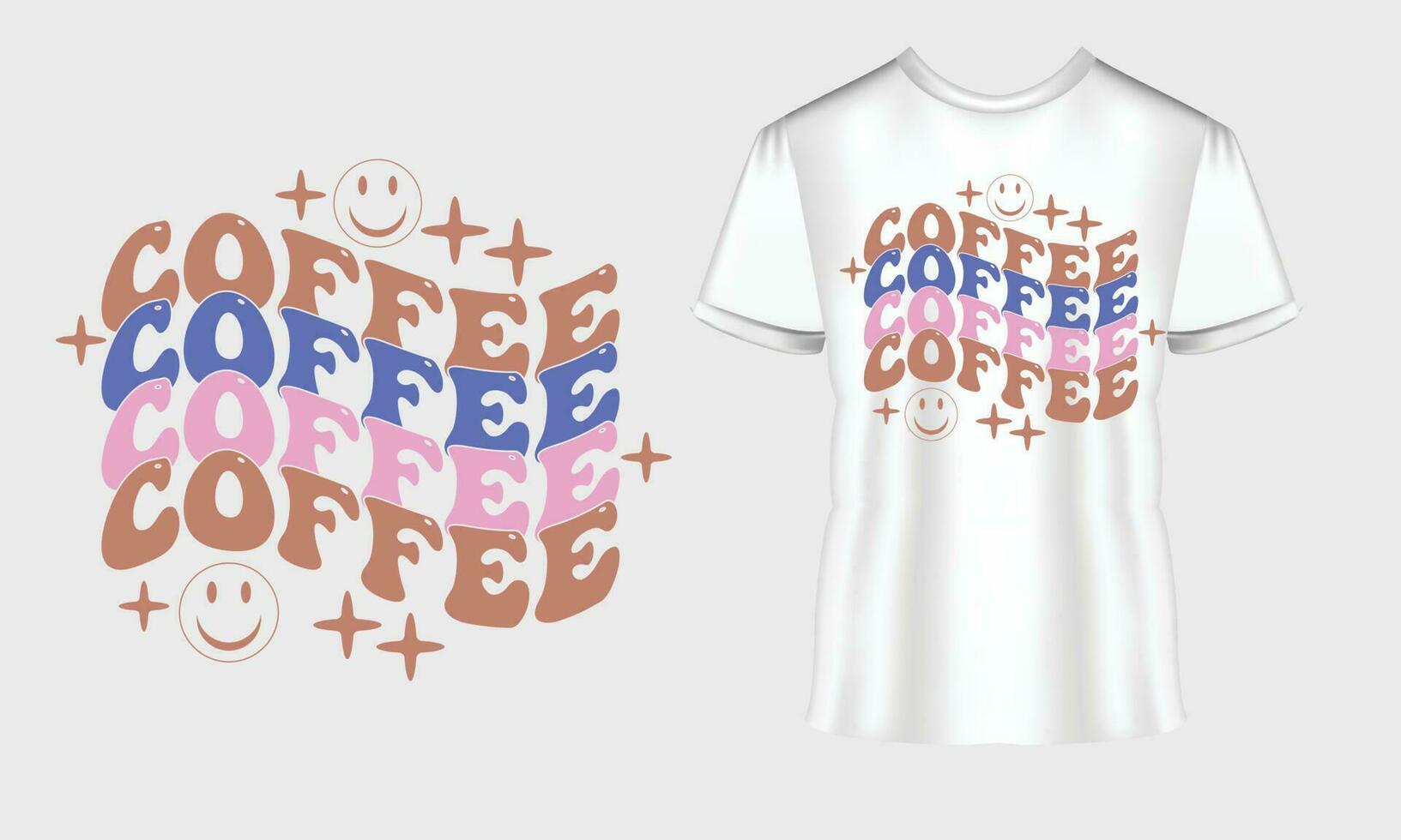 Coffee svg t shirt design vector