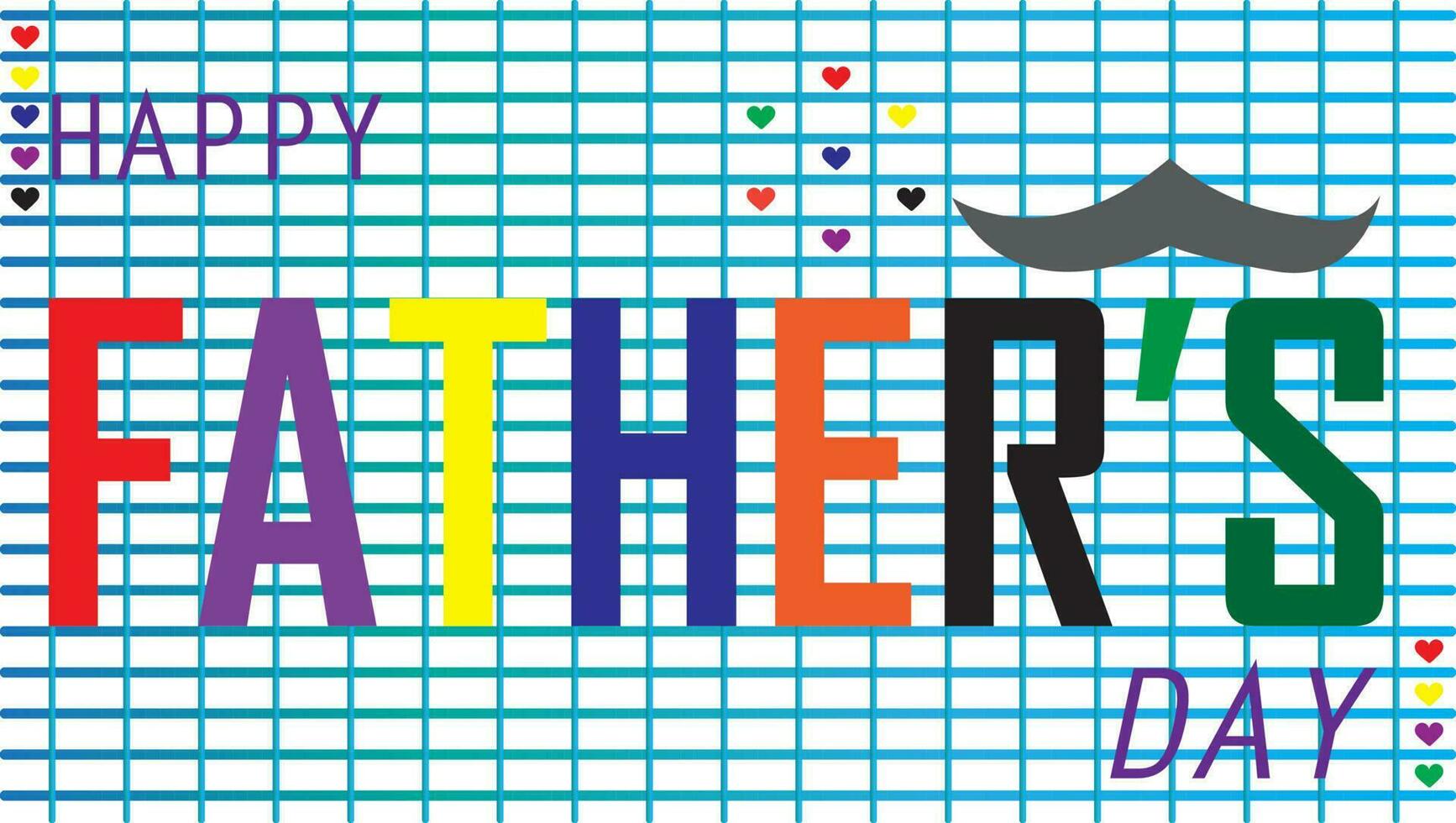 ilustración de un thema contento del padre dia para modelo póster del padre día. vector