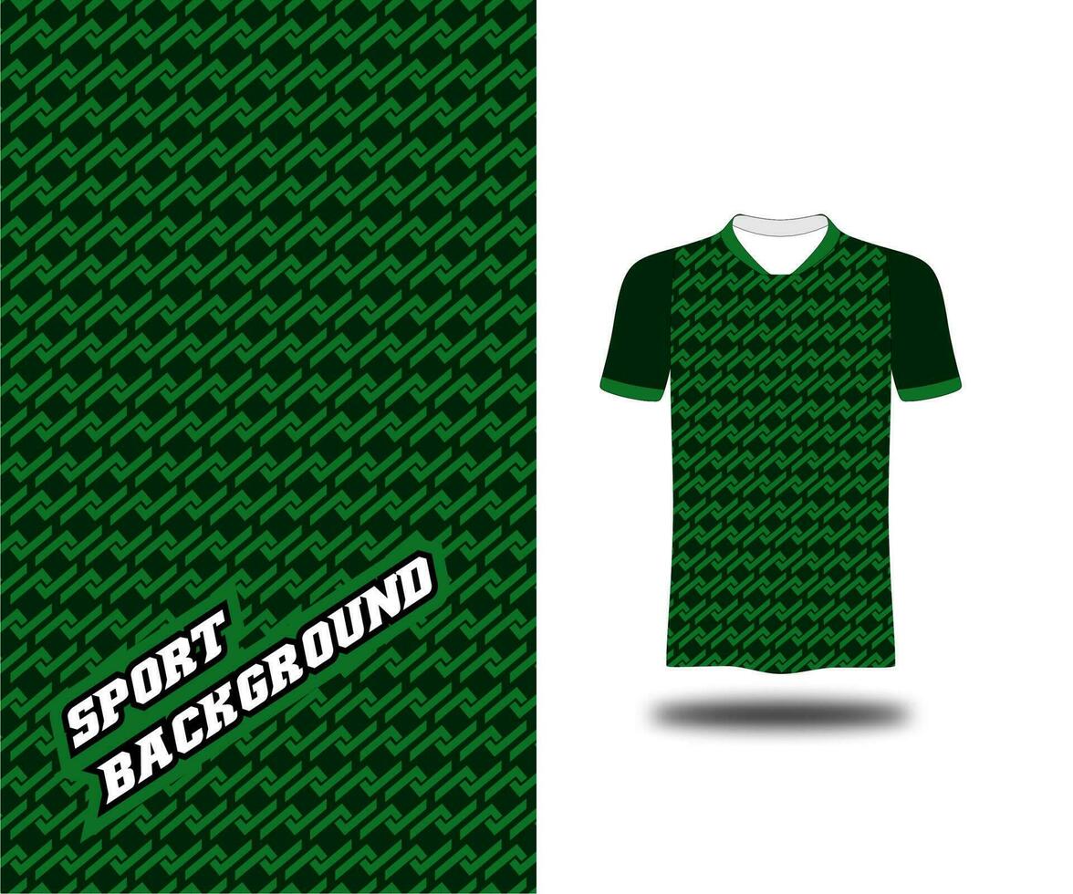 green pattern jersey football background vector