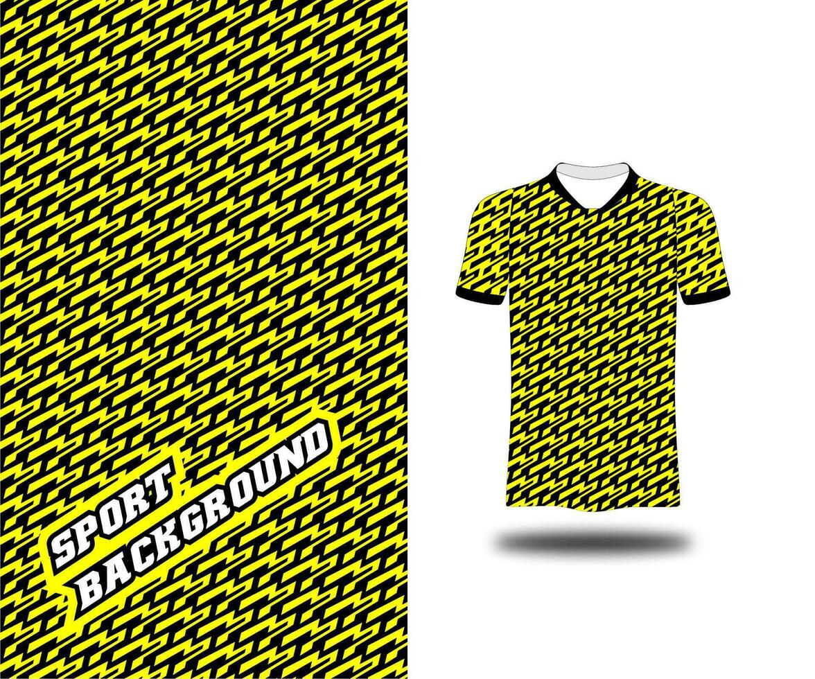 yellow pattern line art jersey football background vector