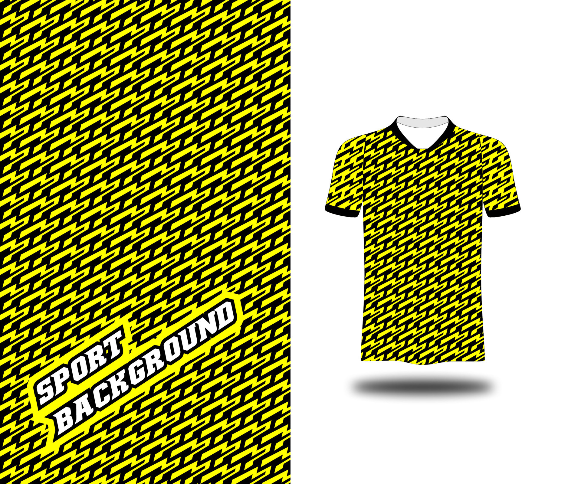 yellow pattern line art jersey football background 23431928 Vector Art
