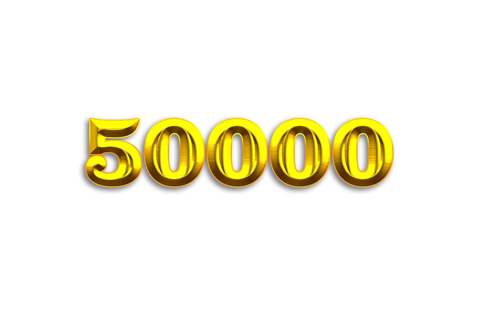 50000 Subscribers Celebration Greeting Number With Gold Design 23432092 PNG 50000-subscribers-celebration-greeting-number-with-gold-design-23432092-png