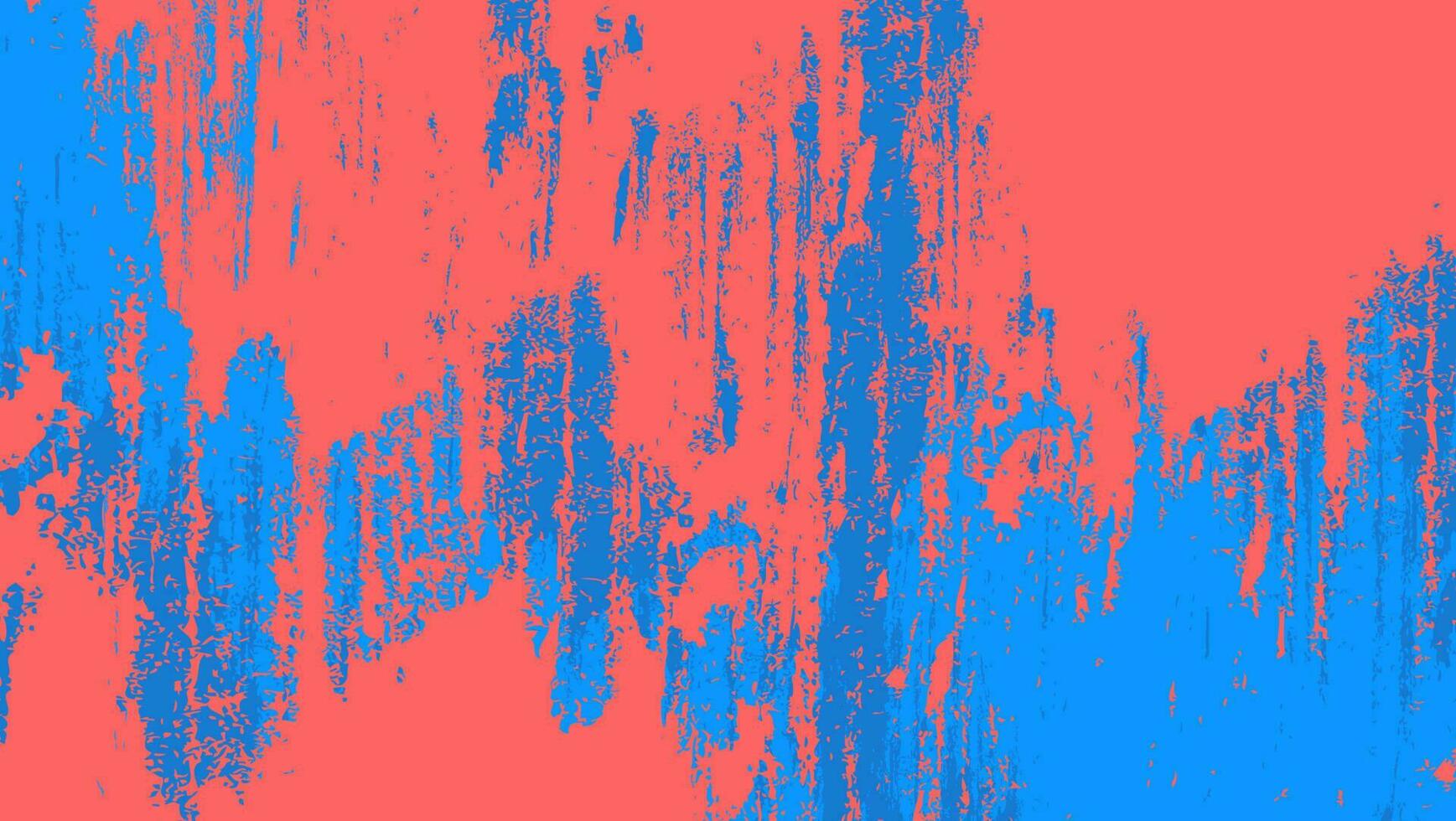 Fondo de textura grunge áspera de pintura roja azul abstracta vector