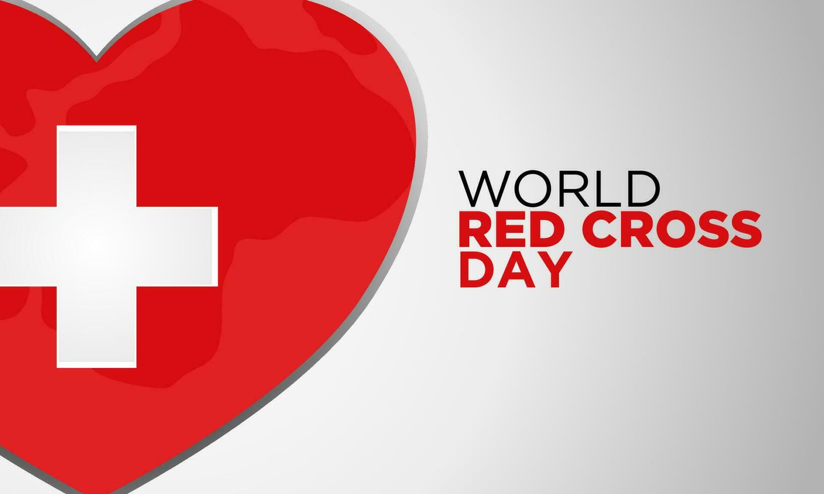 World red cross day concept vector illustration, 8th may red cross health concept with vector elements.