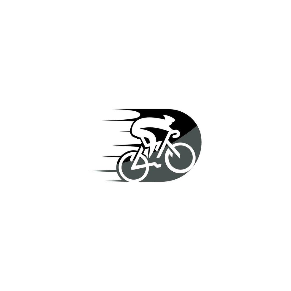 Vector bicycle labels, Cycle race.