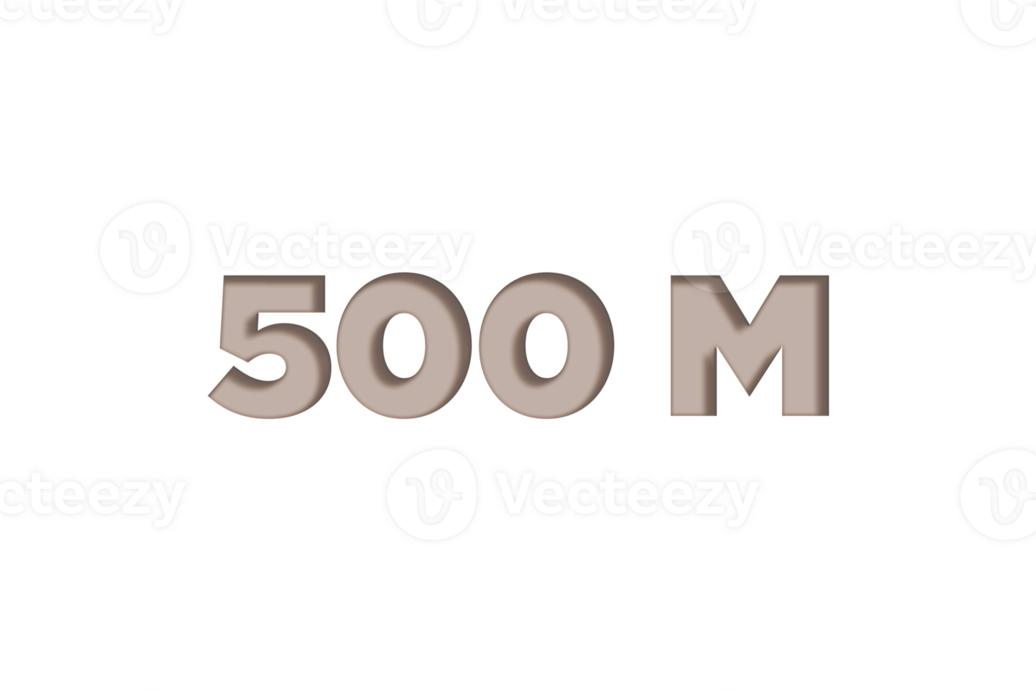 500-million-subscribers-celebration-greeting-number-with-engraved