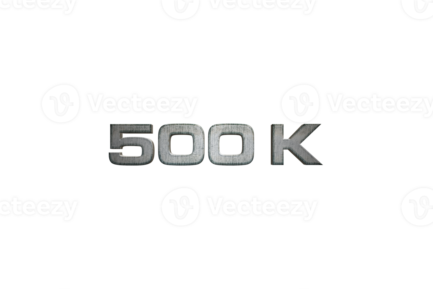 500 k subscribers celebration greeting Number with star wars design png