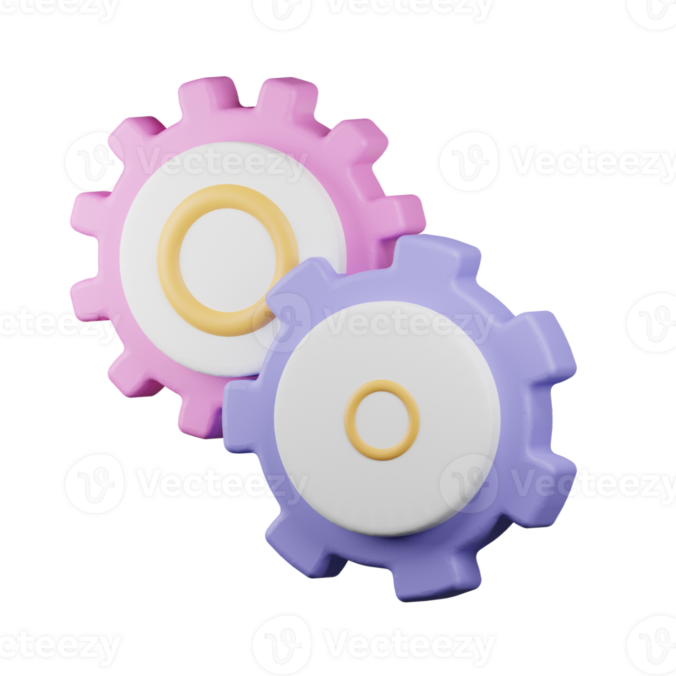 double gears icon png