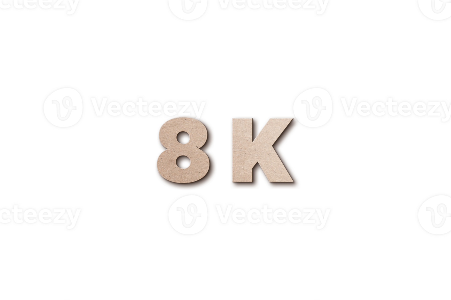 8 k subscribers celebration greeting Number with card board design png