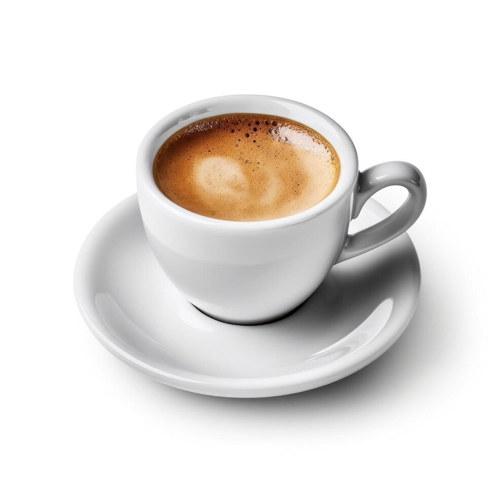 Espresso coffee isolated. Illustration photo