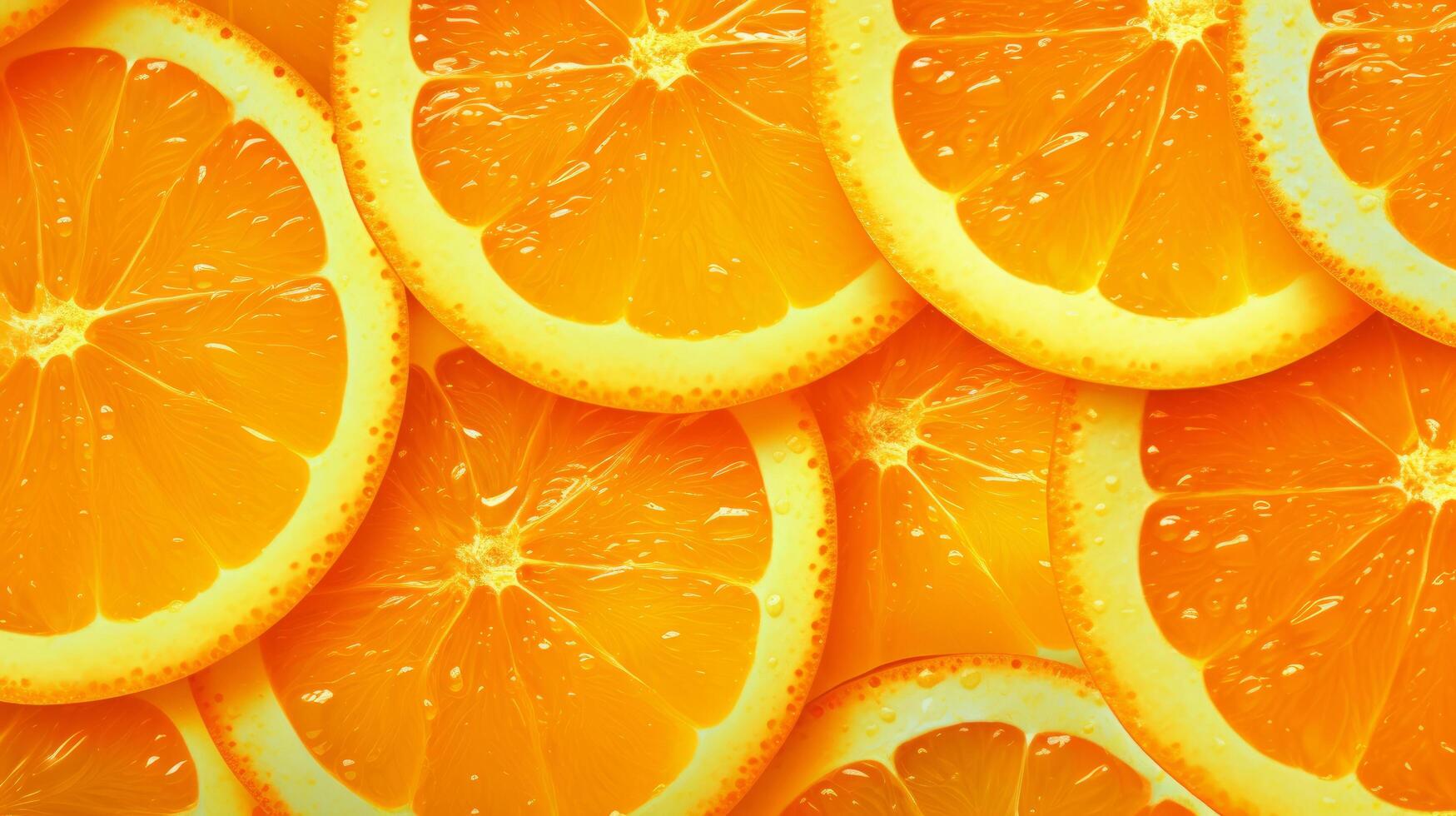 Natural Orange Pattern. Illustration photo