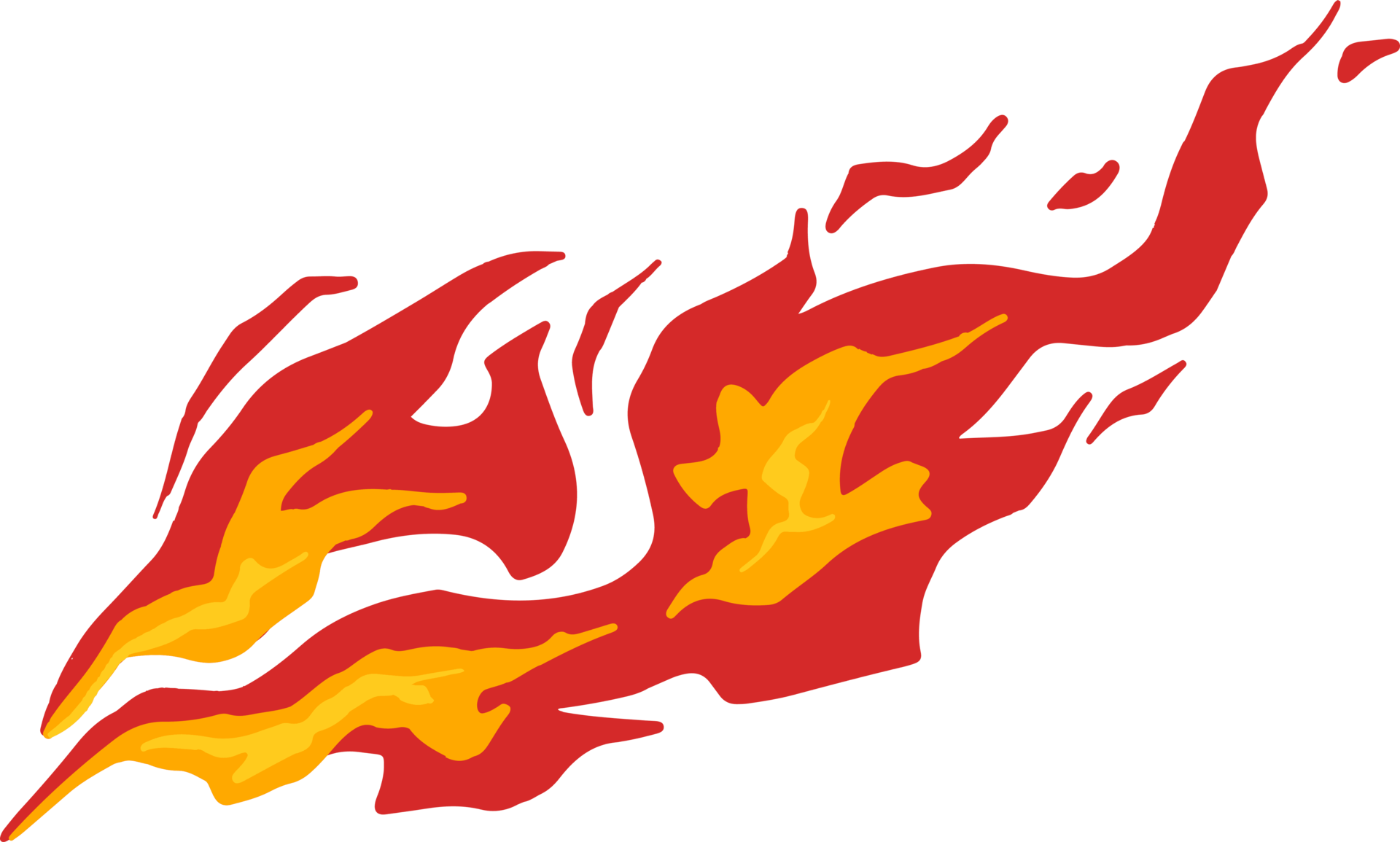 Burning fire flame illustration 23435027 PNG