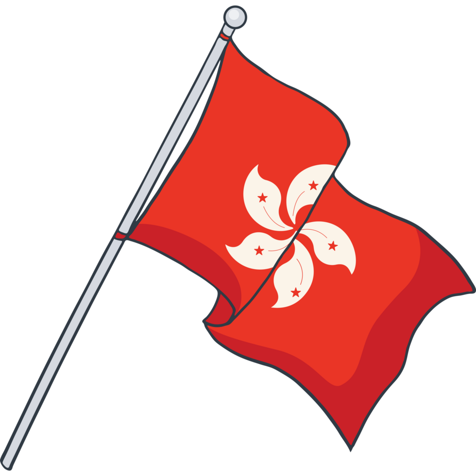 Hongkongs flagga png