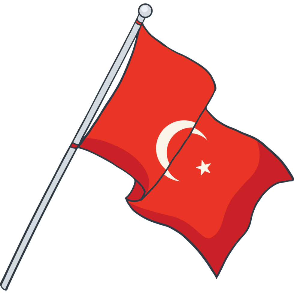 vlag van Turkije png