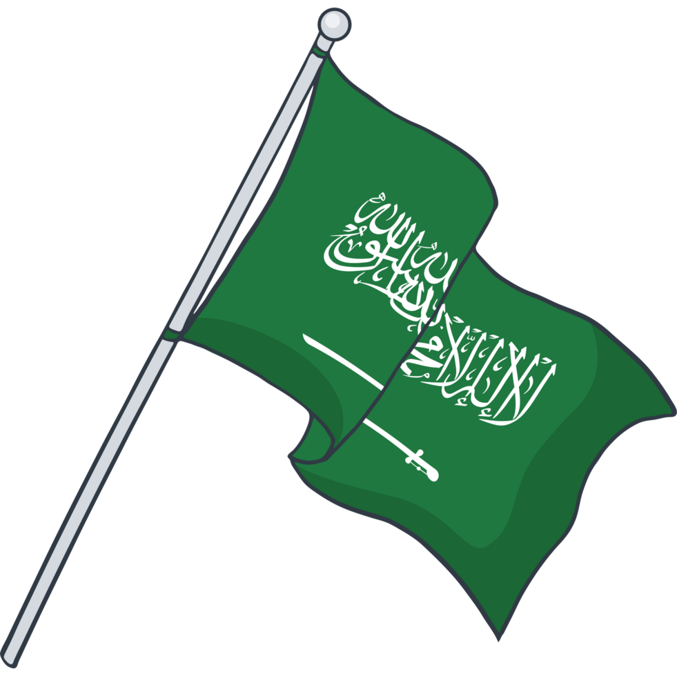 bandera de arabia saudita png