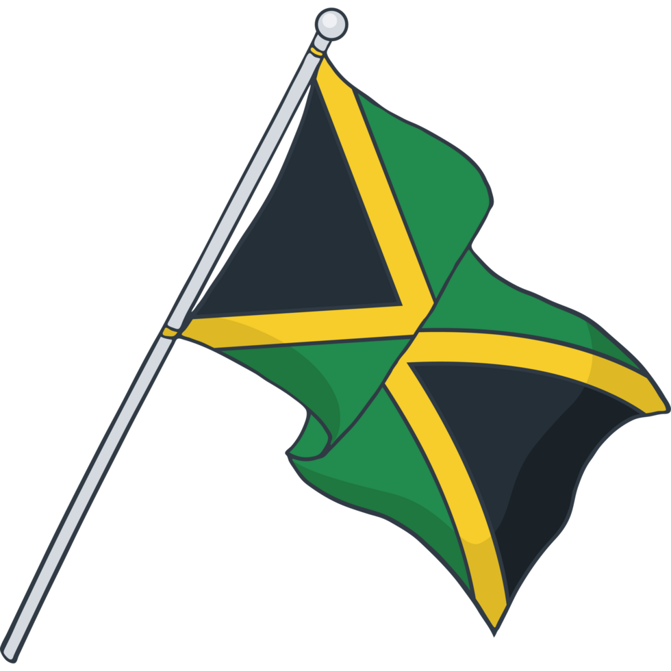 Jamaicas flagga png