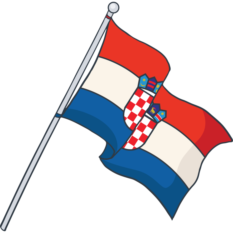 vlag van kroatië png