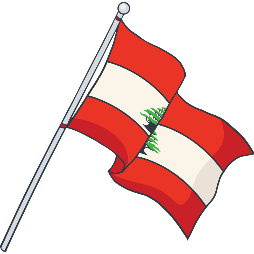 bandiera del libano png