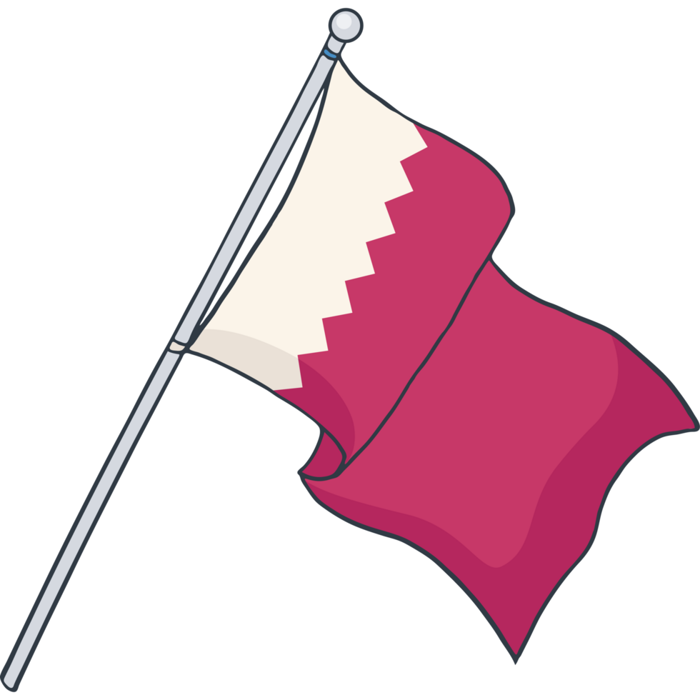 Flag of Qatar, national flag png