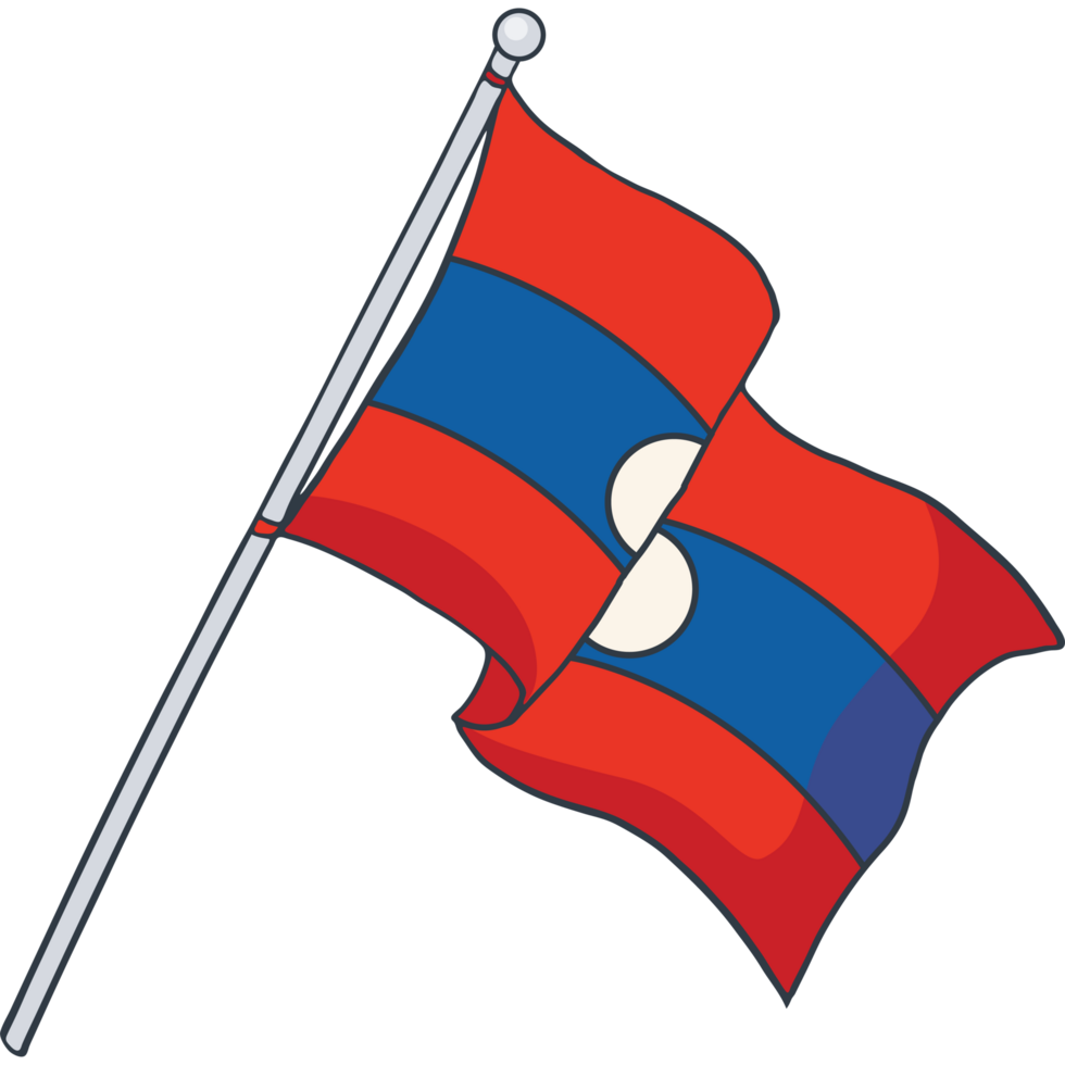 flag of Laos, national flag png
