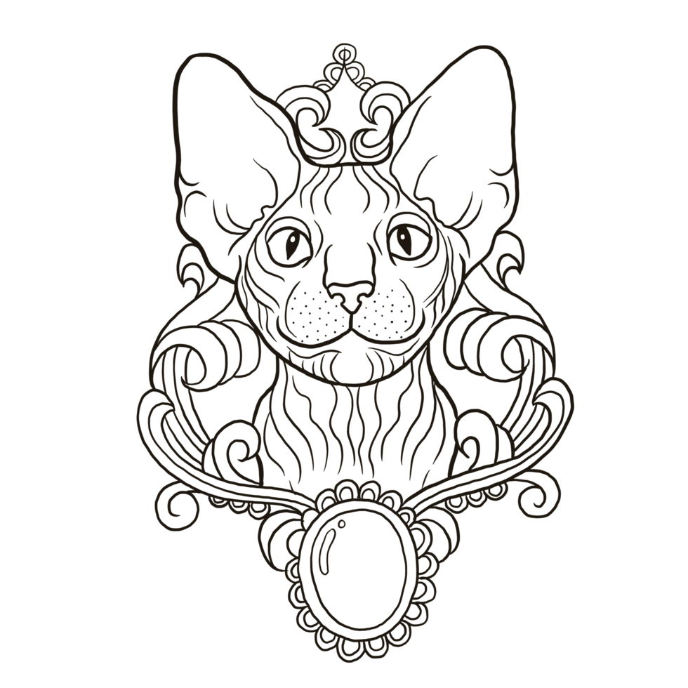 tattoo cartoon doodle kawaii anime coloring page cute illustration clipart character manga png