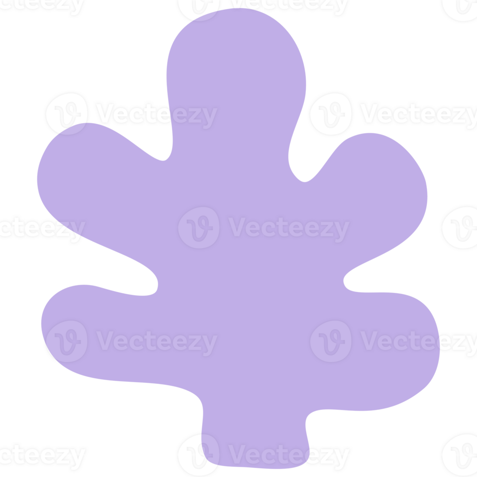 Hand Drawn Organic Shape png