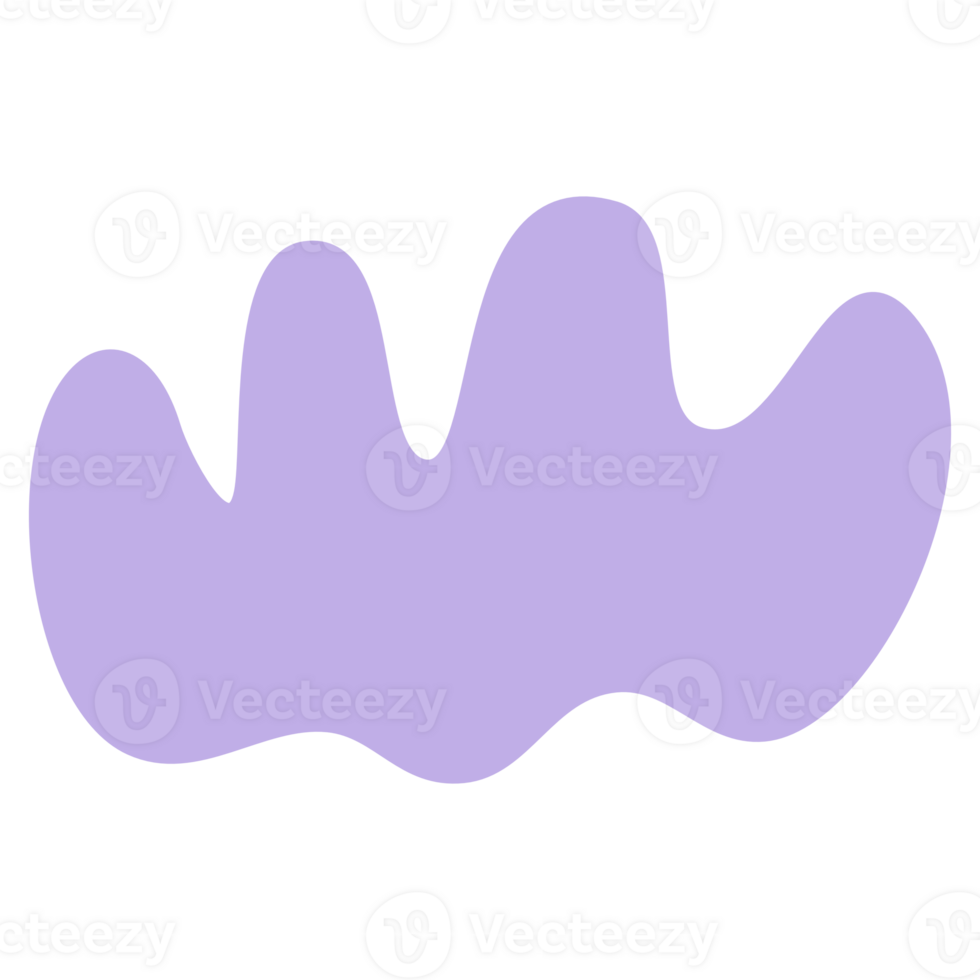 Hand Drawn Organic Shape png