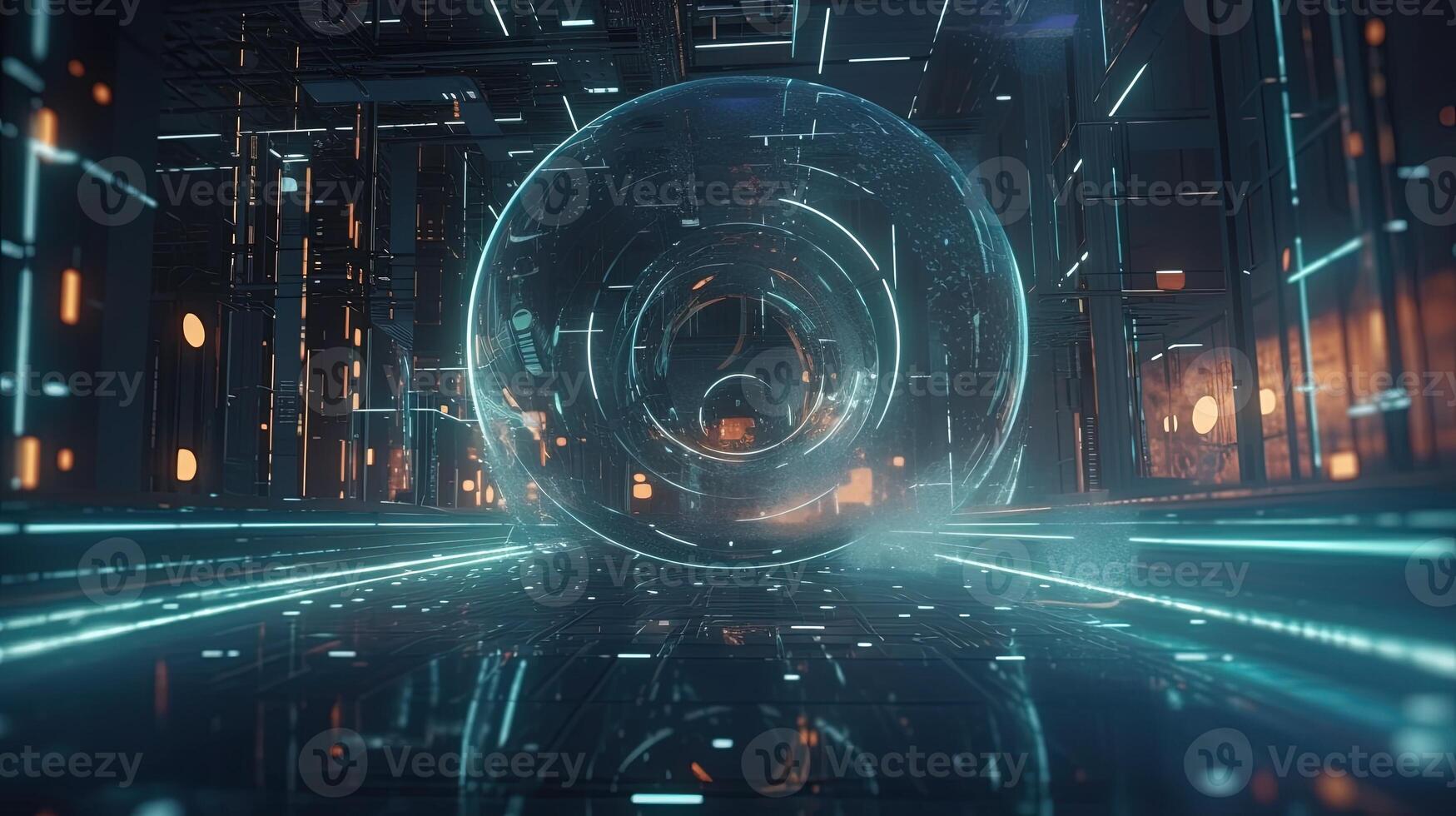 futuristic graphic dynamic communication, digital art illustration, photo