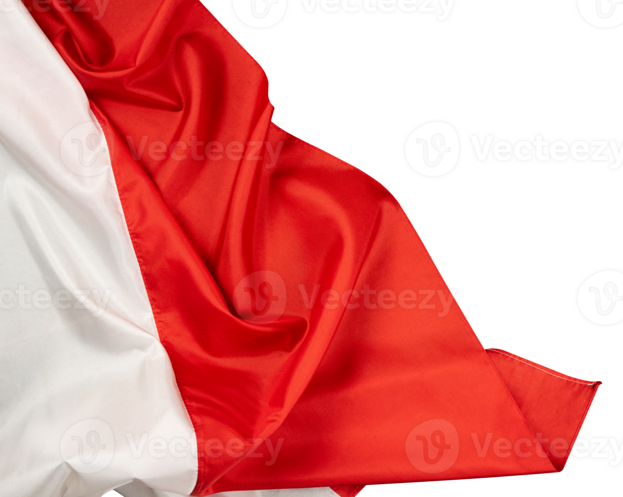 wavy Indonesian satin flag png