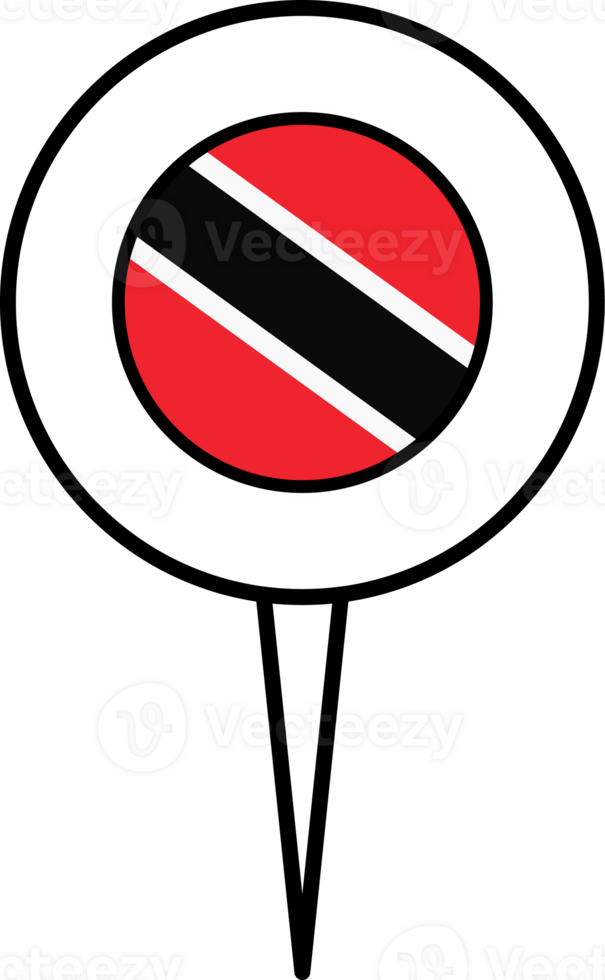 Trinidad and Tobago flag pin location icon. png