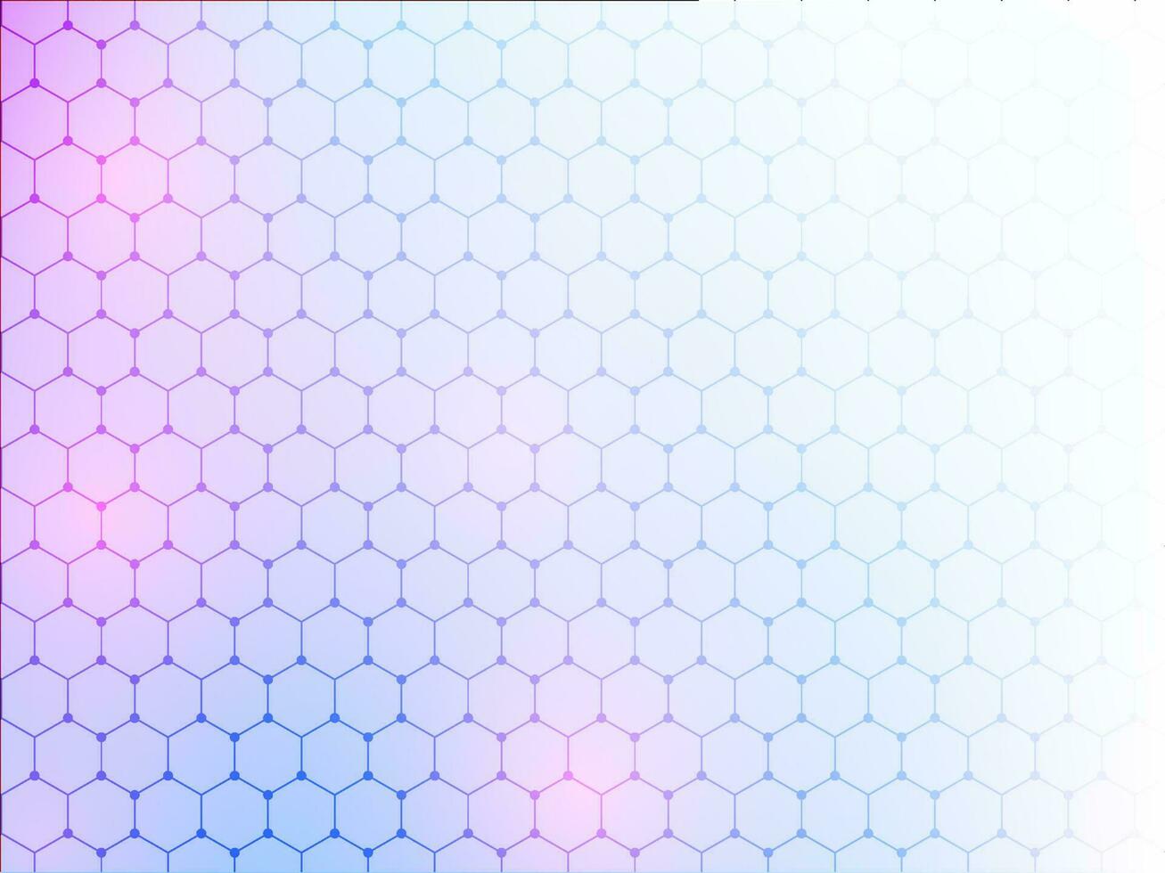 Abstract Gradient Hexagon Pattern Background. vector