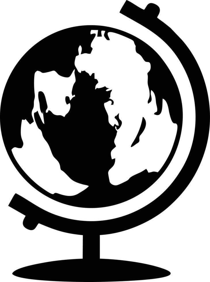 Globe planet earth icon symbol vector image. Illustration of the world global vector design. EPS 10