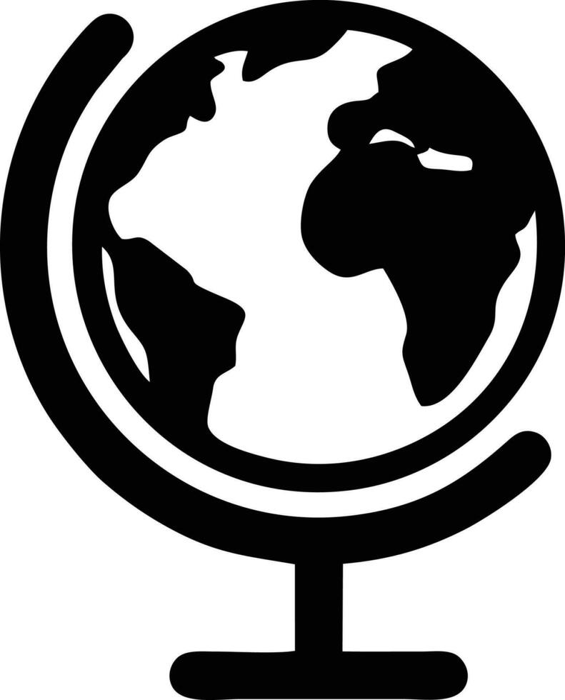 Globe planet earth icon symbol vector image. Illustration of the world global vector design. EPS 10