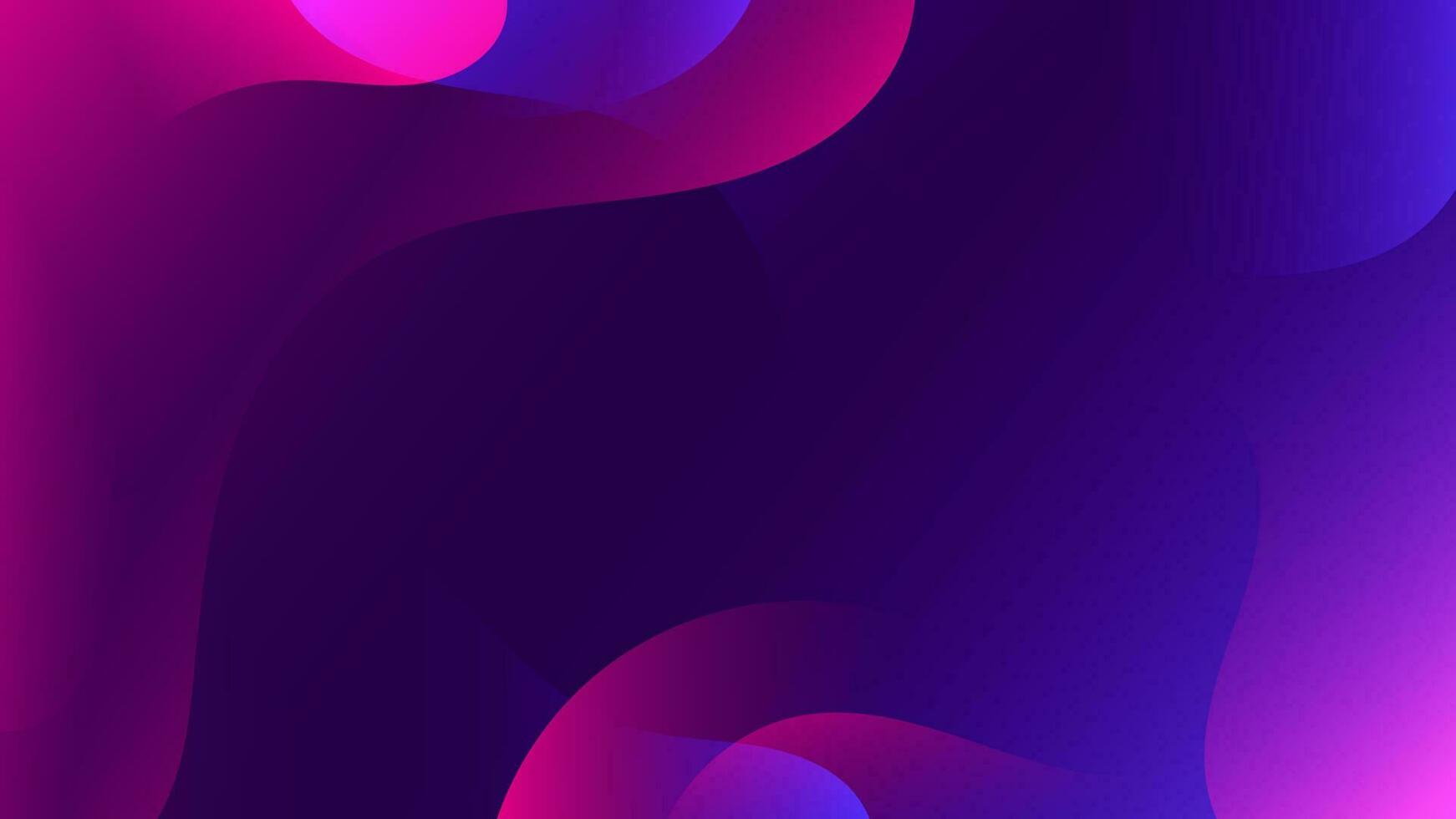 Abstract Gradient purple blue liquid Wave Background vector