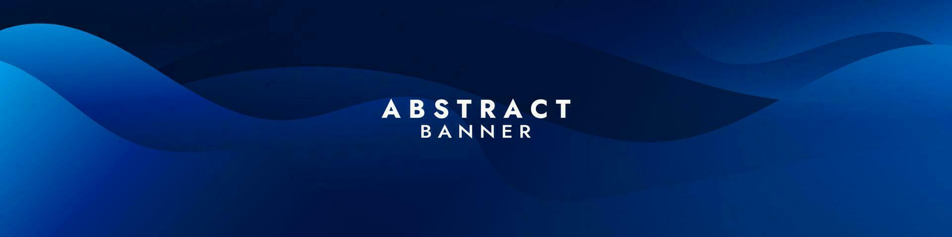 Abstract Gradient Dark Blue liquid Wave Background vector
