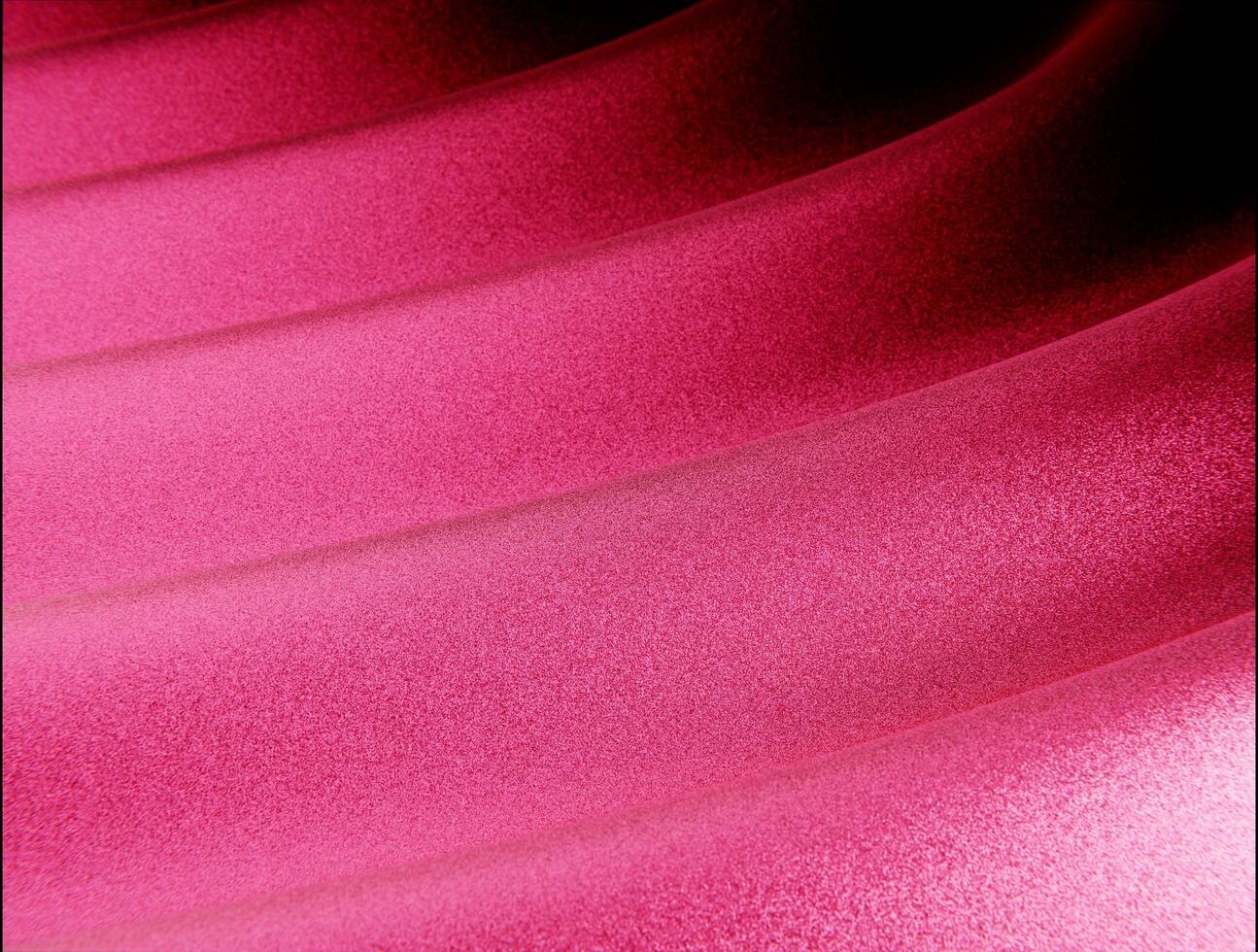 3d Fabric Satin in colour Magenta, 3d rendering photo