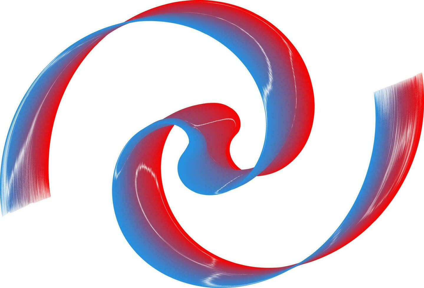 Shiny Red Blue Twist Background vector