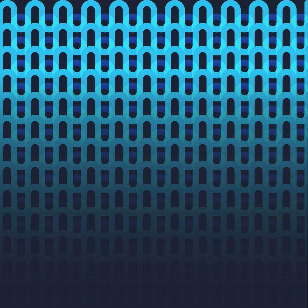 Abstract Seamless Wavy Pattern Background In Blue Color. vector