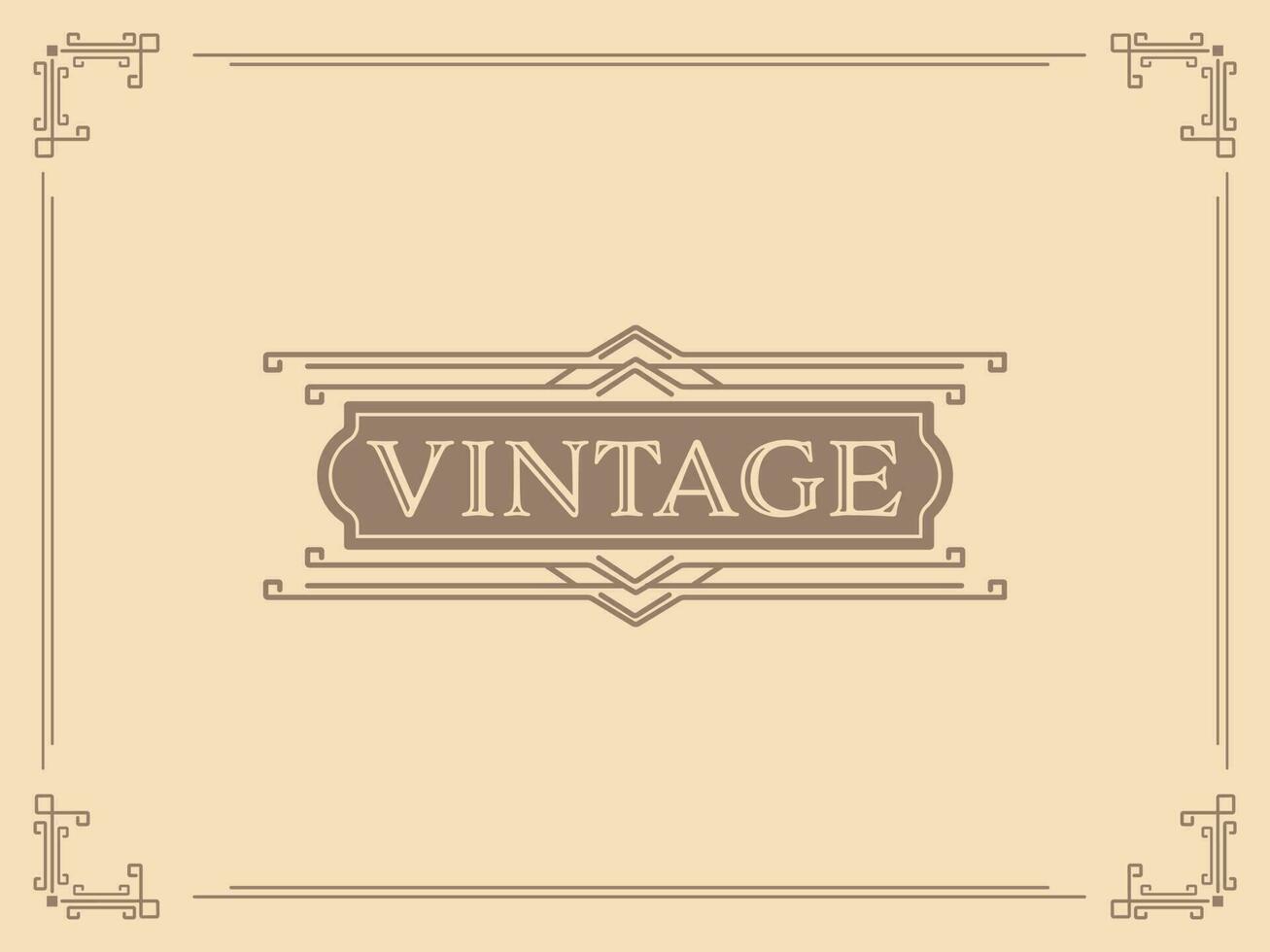 Vintage Background In Beige Color. vector