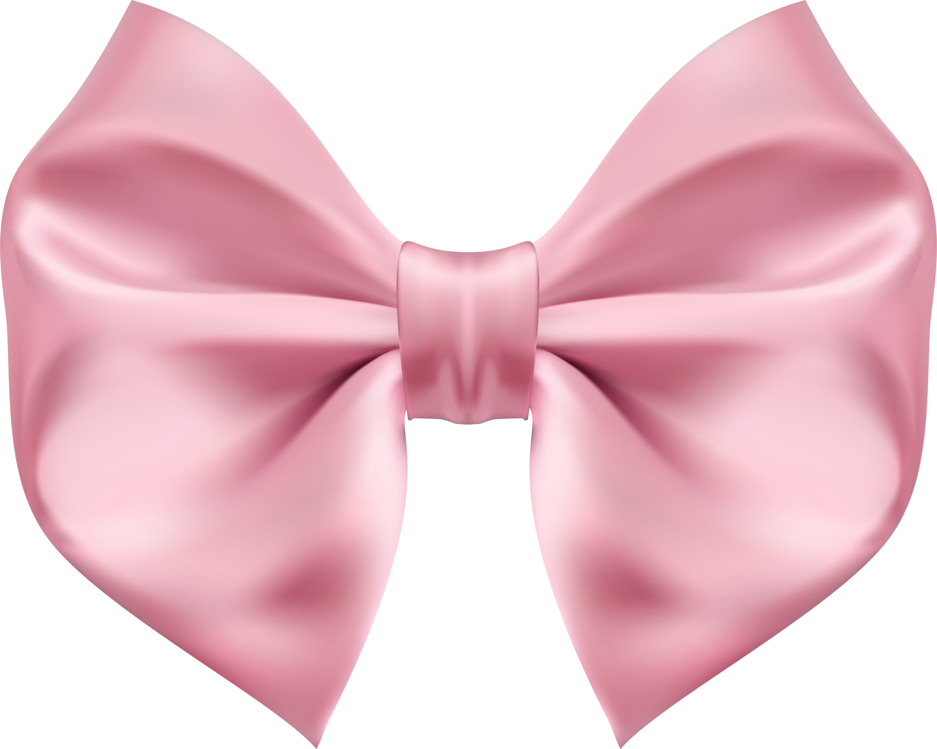 Realistic pink silk bow. 23438414 PNG