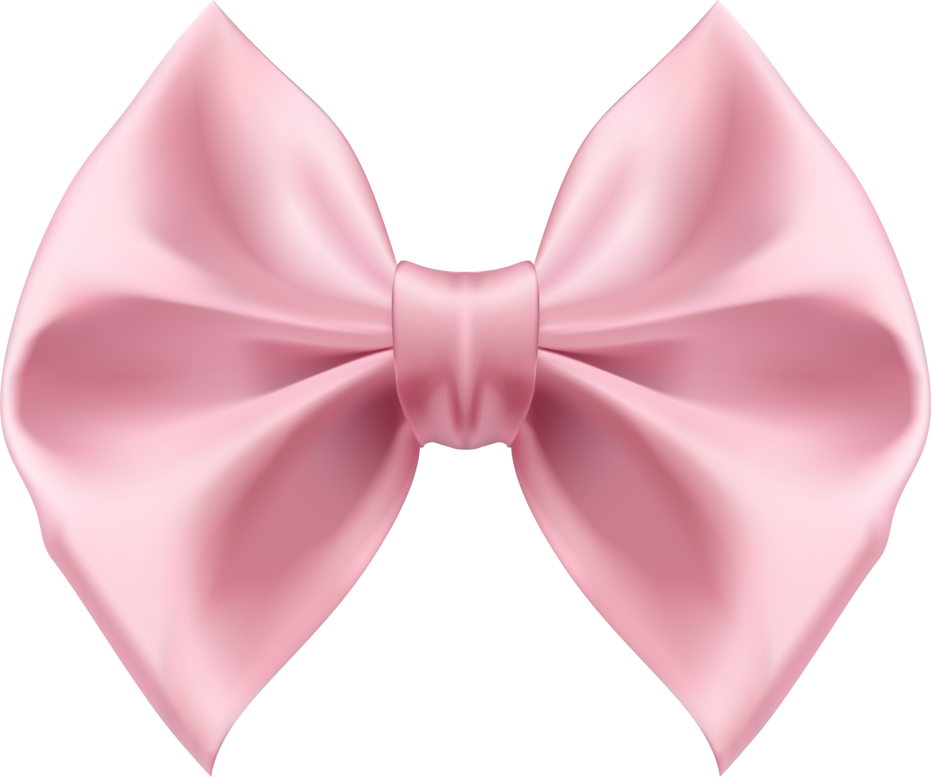 Realistic pink silk bow. 23438417 PNG